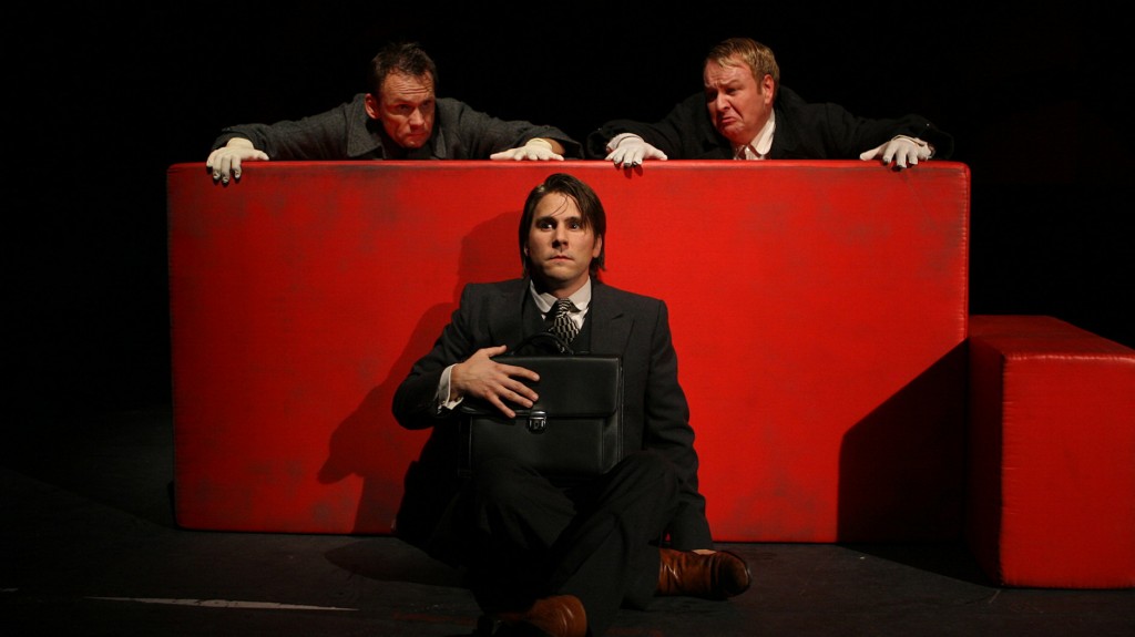 WORT_ensemble 2008: Oliver Baier, Paul König & Marcus Strahl in "Der Proceß"